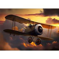 War Plane Fighter Plane Posters Canvas Print Art Paintings Watercolor War Plane Wall Art Pictures for Living Room Home Decor 21cm×30cm NoFrame