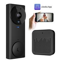Buitinis HD WiFi vaizdo durų skambutis, belaidė išmanioji durų skambučio kamera 1080P, dvipusio ryšio durų akutės kamera