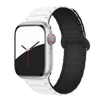 Magnetic Loop for Apple Watch Bands 44mm 40mm 49mm 45mm 41mm 38 42mm 46mm Silicone Bracelet iWatch Series ultra 10 9 8 7 Se 6 5 38/40/41MM S10-42MM