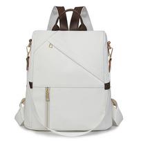New Female Korean Version Fashion Soft nylon Tide Bags Simple Anti theft School Bag Women's Backpack High-capacity Shoulder Bag