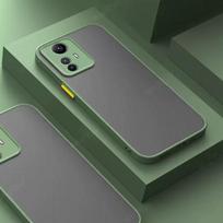 Dėklas dangtelis Xiaomi Redmi Note 12S Capas Naujas smūgiams atsparus galinis buferis Matinis permatomas dangtelis Redmi Note 12S For Redmi Note 12S armijos žalia spalva