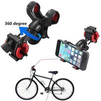 Universal Stand Mount Bracket For Mobile Phone GPS Navigation  Bike Handlebar Clip Phone Stand black