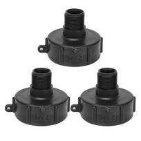 3 vnt. IBC talpos jungtis G34 sriegis ABS plastikas Nutekėjimo adapteris Pakeičiama vožtuvo jungtis S602in NPS