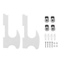 2PCS Lightsaber Stand Wall Mount Holder Acrylic Easy Installation Wand Stand for Wand Cosplay White balta