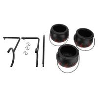 Witches Cauldron Candy Serving Bowl Decor Black Plastic Cauldron Decoration Photo Props For