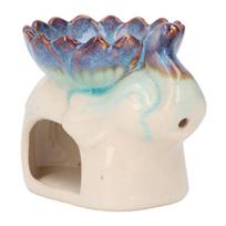 Elephant Ceramic Aroma Fragrance Wax Warmer Ice Crack Texture Pattern Candle Essential Oil Burner