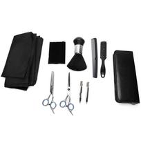 Professional Hair Cutting Thinning Scissors Salon Apron Hair Sweeping Brush Tool Set
