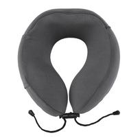 Travel Neck Pillow Airplane Long Flight Plane Memory Foam Adjustable U Shaped Napping Support Dark