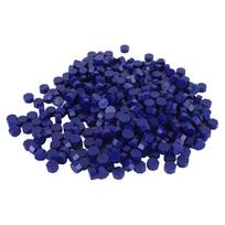 250g Octagonal Sealing Wax Easy to Melting Fast Drying Craft Wax Beads for Wedding Invitations dangaus mėlyna spalva
