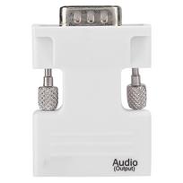 1080P HD Multimedia Interface to VGA o Video Converter Adapter with 3.5mm Cable for PC Laptop TV balta