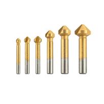 Straight Handle Chamfering Knife, Countersunk Drill, Woodworking Milling Cutter, Deburring Tool One Size auksas