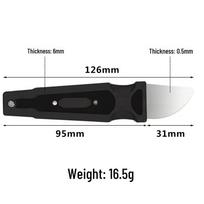 Black-Handled Stainless Steel Pry Knife for Mobile Phone Disassembly and Repair High Toughness Pry Bar juoda
