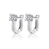 Korean Version of Fashion Hong Kong Star with The Same Ear Buckle Earrings Women's Jewelry