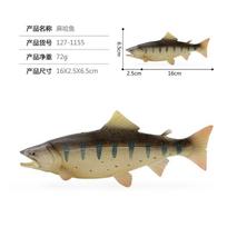 Statinis modelis Jūros gyvūno modelis Plastikinis papuošalas Auksinė arapaima Sidabrinė arapaima Vaikų žaislinė figūrėlė