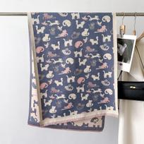 Prabangus šiltas pončas kašmyro žiemos moteriškas šalikas mielas katės rašto šalis apklotas moteriškas storas pashmina pledas Bufanda kelioninis Echarpe 66X186cm gray