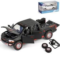 1/32 Scale Dodge Ram Pickup Truck Alloy Off Road Car Diecast Model Sound Light Toy Home Decoration Ornaments Children Birthday Present juoda
