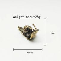 38G Retro Gryno Vario Mini Sraigės Statulėlės Papuošalai Stalas Antikvarinis Žalvaris Arbatos Augintinis Kolekcija Namų Dekoracijos Svetainei
