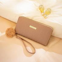 Spring and Summer New Simple Multi Card Clutch Bag for Women Versatile Large Capacity Practical Long Embroidered Wallet Wallet