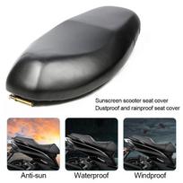 Motorcycle Moped Scooter Bike Seat Cover Black Xl Elastic Waterproof Protector