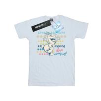 Disney Mens Frozen I Love Warm Hugs T-Shirt S balta