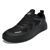 Men's outdoor hiking all-black sports tide shoes wide-headed shoes casual board shoes size 48 barefoot shoes 39 juoda