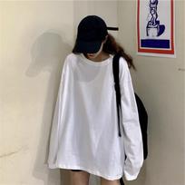 Women's Trendy Versatile Long Sleeve Solid Color Undershirt, 2025 Spring/Autumn Collection Large balta