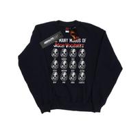 Friday 13th Womens/Ladies The Many Moods Of Jason Voorhees Sweatshirt XL juoda