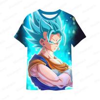 Goku New Dragon Ball T Shirts 2024 Men's T-shirt Tops Children's High Quality Clothing Vegeta Streetwear Fashion Hip Hop XXS