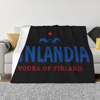 NEW Finlandia Vodka Blankets and Throws Super Soft Thermal Indoor Outdoor Blanket for Living Room Bedroom Travel 30x40in