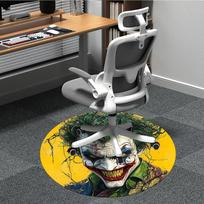 1pc Joker Clown Office Round Area Rug, Under Office Chairs Bedroom Living Room Home Decor, Room Deco, Available in Various Sizes 80cm