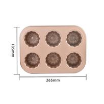 6/9/12 skylių pyrago forma anglinio plieno kepimo indas mini pyrago forma kanelėms keksiukų formelės desertui kepti namų virtuvės virėjas