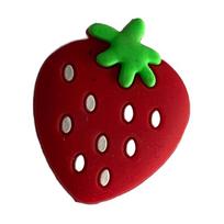 Silicone Strawberry Tennis Racket Shock Pad Shockproof Absorber Buffer Tennis Racket Vibration Dampeners Sports Accessories raudona