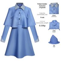 Beauxbatons Mergaičių Cosplay Kostiumas - Magiško Pabudimo Uniforma S gray