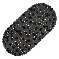 1pcs Oval Pebble Bathtub Mat 69x36cm Anti Slip Pads with Suction Cup Drainage Hole PVC Bathroom Shower Pad for Elderly Children Pregnant Women 69*36cm juoda