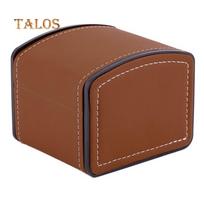 Vintage Faux Leather Jewelry Decor Case Arc Shape Watch Protective Box Organizer ruda