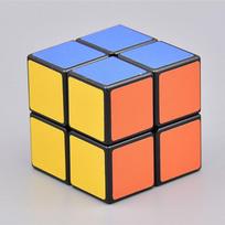 Magic Cube Basic 2 sluoksnių kubas dėlionė žaislas greitis kubas 2x2x2 rungtynių kubas žaislai vaikams vaikams mokomasis dovanų žaislas Biginner MF221 juoda