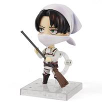 Anime Attack On Titan Levi Cleaning Ver. PVC Action Figure Collectible Model Toys Cartoon hobby collector Christmas gift Animation gifts as the picture