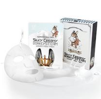 Elizavecca Milky Piggy Silky Creamy Creamy Donkey Steam kreminės kaukės pakuotė 25 ml* 10 vnt. white