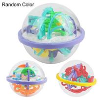 3D High Playability Helpful Exercise Spatial Senses Puzzle Maze Ball Toy Space Game blue