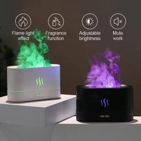 Aroma difuzorius oro drėkintuvas Ultragarsinis Cool Mist Maker Fogger Led eterinio aliejaus lempos difuzorius balta