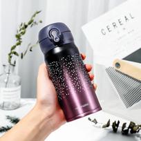 350 ml nerūdijančio plieno žieminis šiltas puodelis vakuuminės kolbos termoso puodelis kavos arbatos pienas kelioninis puodelis termo butelis termo puodelis violetinė