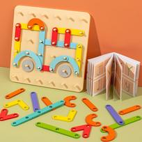 Kūdikių žaislų kūrybinė lenta Montessori Ankstyvojo mokymosi abėcėlės skaičiai Statybiniai blokai Įvairių formų, atitinkančių galvosūkius Mokomieji žaislai