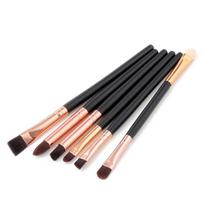 (Nikita) 6vnt kosmetinio makiažo šepetėlis lūpų makiažo šepetėlis Eyeshadow Brush One Size juoda