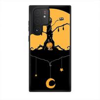 Halloween Phone Case For Samsung Galaxy S10 S20 S21 S22 Fe Plus Ultra Note10 Lite A10 A20 A30 A52 A71 A72 Moonlit Night Fundas For Samsung A71 orange
