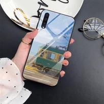 Coque Capa Case For Samsung Galaxy A52 A70 A71 A73 A53 A13 5g A03 A72 A22 A21s A03 Core A42 Tempered Glass Anime Scenery Cover For Samsung A23 5G gray