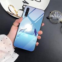 Prabangus telefono dėklas, skirtas Samsung Galaxy A71 A72 A70 A73 A53 A13 5g A03 A22 A21s A03 Core A42 A52 Anime Whale stiklo dangtelis For Samsung A23 5G