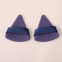OVW Triangle Powder Puff Portable Soft Powder Foundation Puff For Face Makeup Sponge Contour Foundation Sponge Cosmetics Tools blue