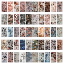 104 Girls' Heart Cartoon Cute Notes Graffiti Stickers Flat Water Cup Laptop Case DIY Decorative Stickers gray