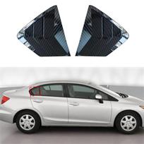 2vnt Automobilio šoninio ketvirčio lango ventiliacijos žaliuzių uždangalas HONDA Civic 2012-2015 m.