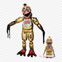 Five Nights At Freddy'S 2 Nightmare Human Body Iron on Heat Transfer Printing Vinyl Patches Sticker for Clothes DIY Appliques Washable Patches beige